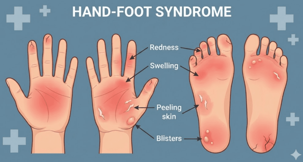 난소암 수족증후군