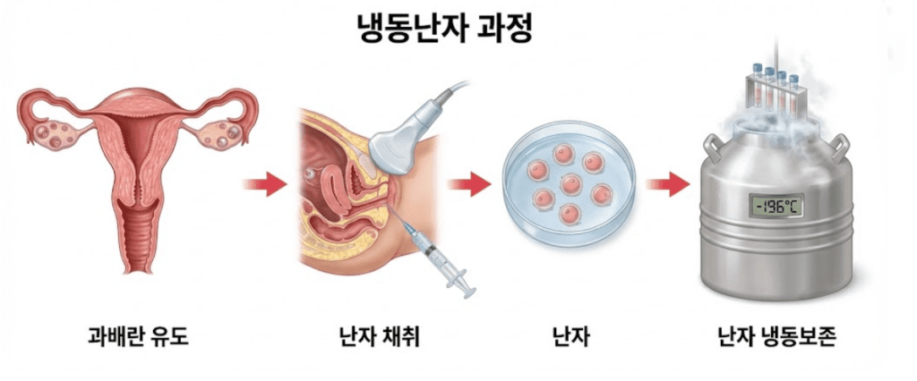 냉동난자 과정