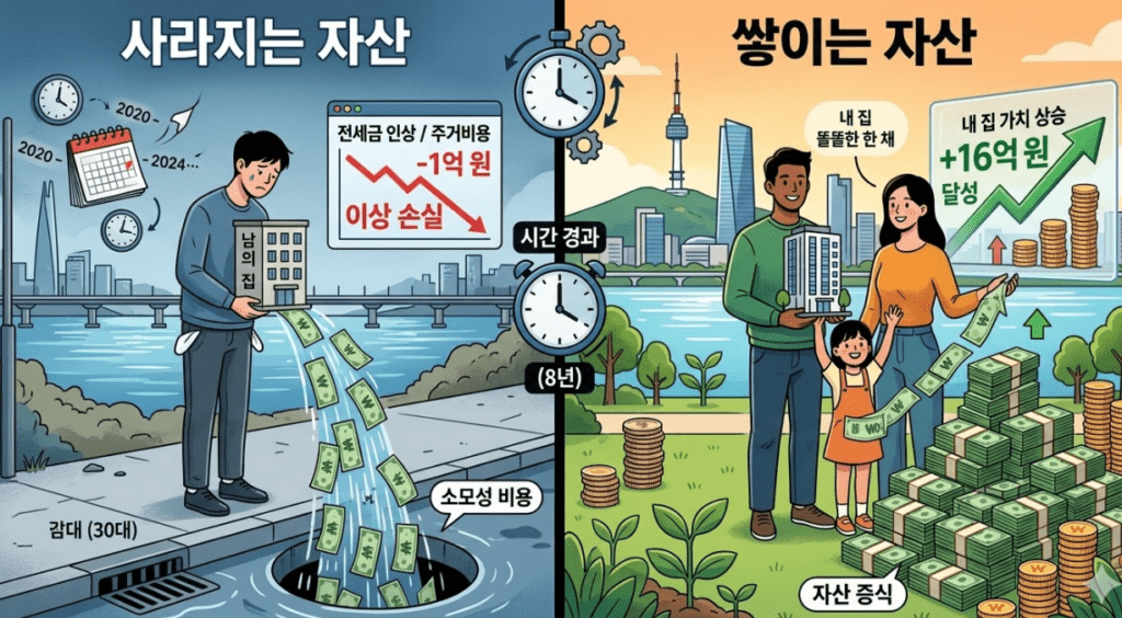 사라지는 자산 쌓이는 자산