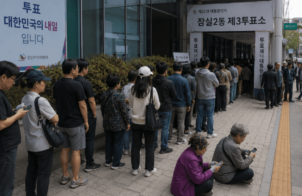 잠실 투표지 부족
